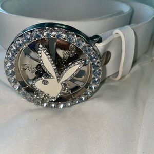 Play boy RARE Spinner Diamond bunny Belt.